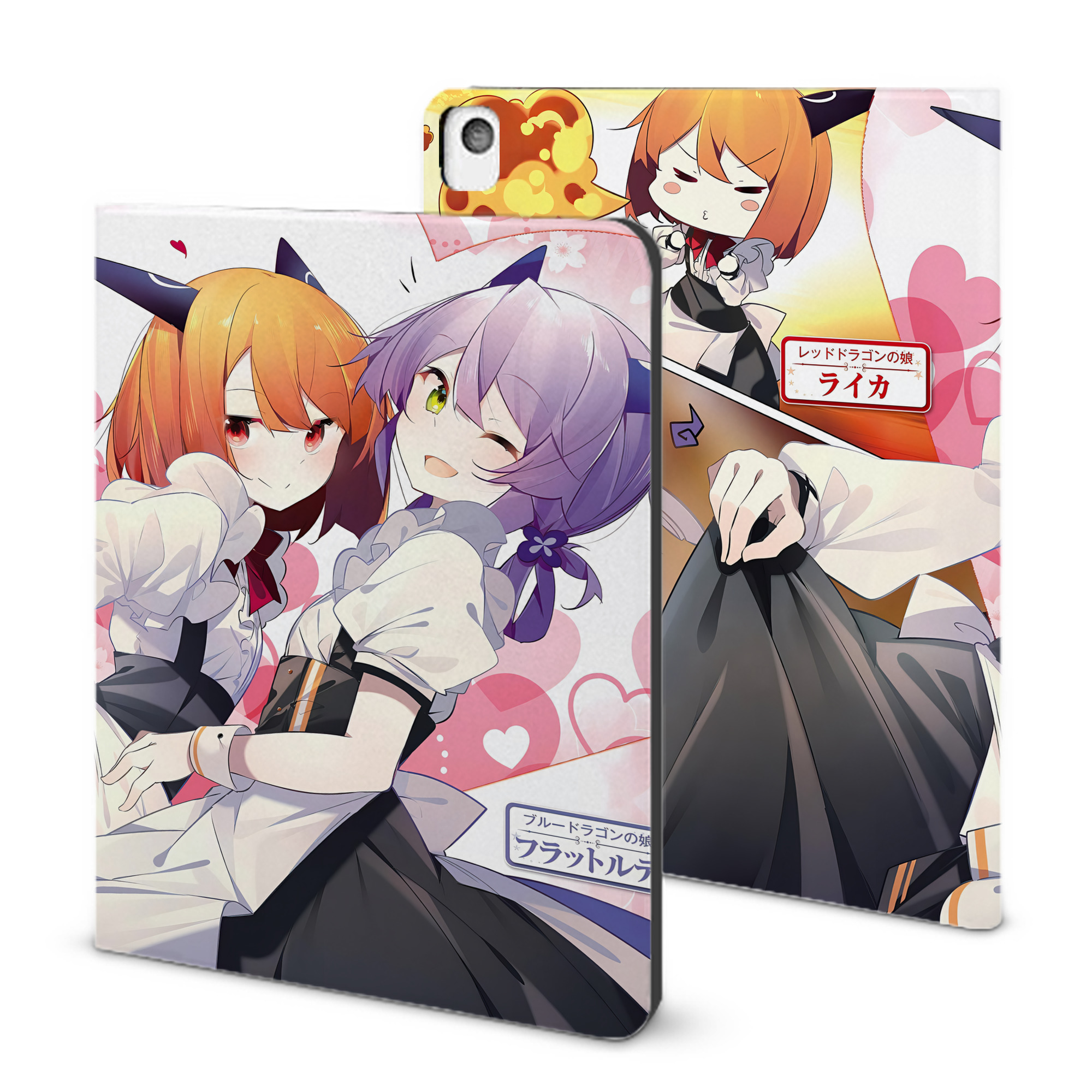 （画像用） 転スラ Regarding Reincarnated to Slime IPadケース ペンホルダー付き ブックスタイルデザイン